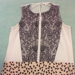 CAbi printed blouse